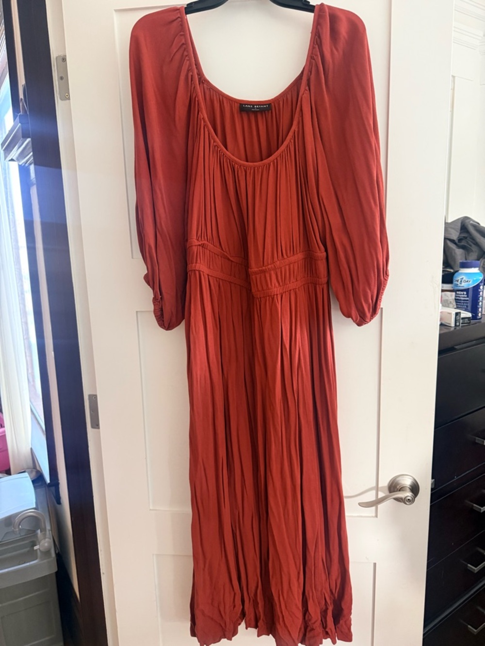 Lane Bryant Burnt Orange Maxi Dress